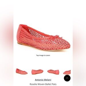 Antonio Melani ballet woven flats - never worn